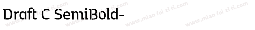 Draft C SemiBold字体转换
